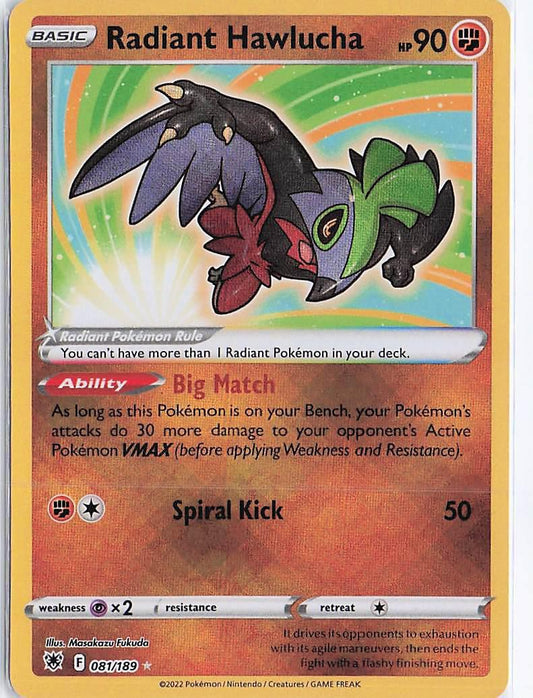 Radiant Hawlucha 081/189