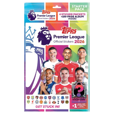 Topps - Premier League 2026 Official Sticker Starter Pack