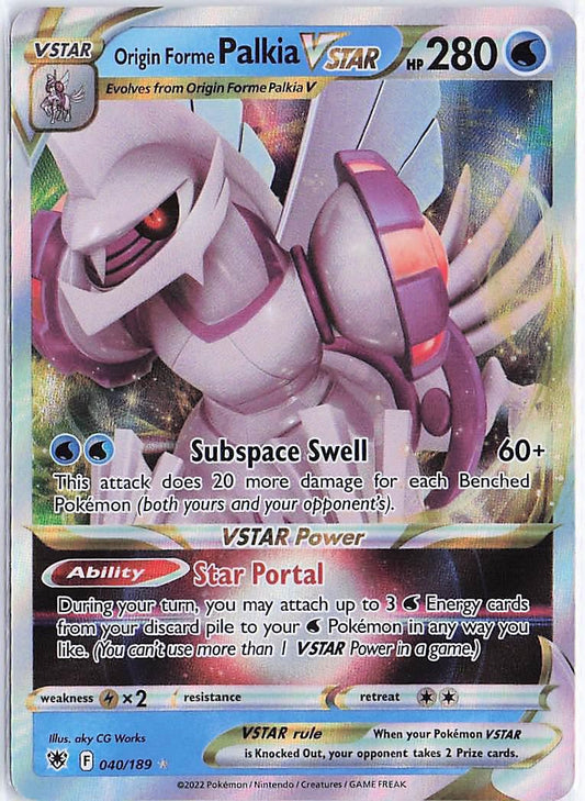 Origin Forme Palkia VSTAR 040/189