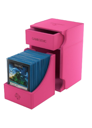 Gamegenic - Pink Watchtower 100+ XL Convertible Deck Box