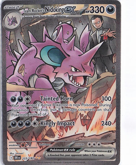 Team Rocket's Nidoking ex 233/182