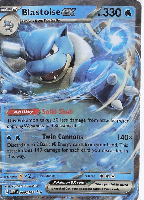 Blastoise ex 009/165