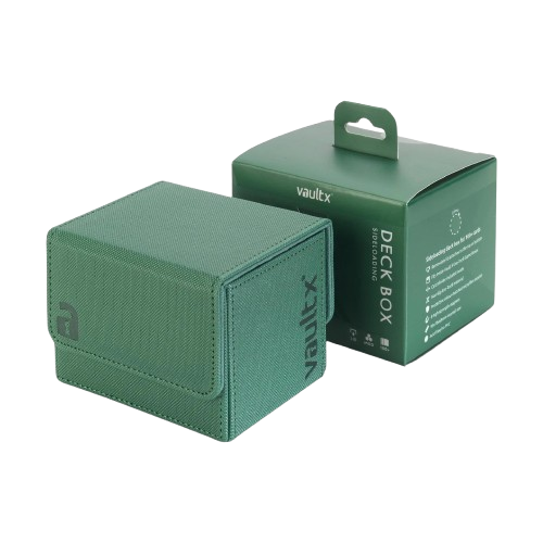 Vault X - Metallic Green 100+ Sideloading Deck Box
