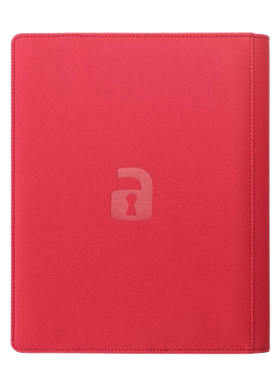 Vault X - Red 9 Pocket Exo Tec Strap Binder