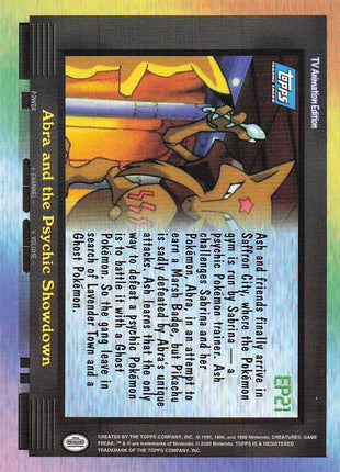 EP21 Abra and the Psychic Showdown - Topps