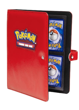 Pokemon - Ultra Pro: Premium Red Snap 4 Pocket Binder