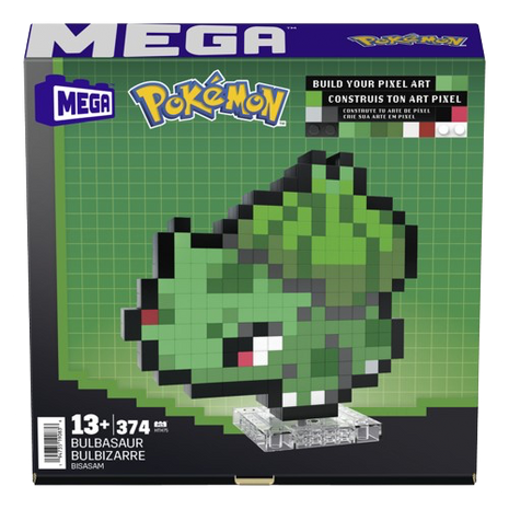 Pokemon - Mega Blocks: Bulbasaur Pixel Art