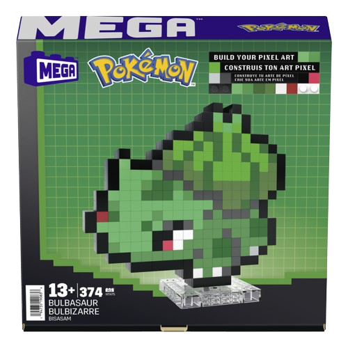 Pokemon - Mega Blocks: Bulbasaur Pixel Art