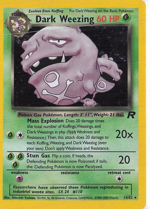 Dark Weezing 14/82 (H)
