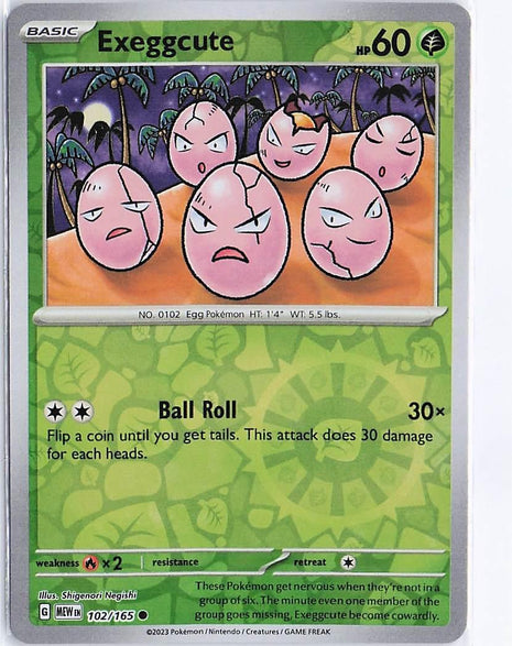 Exeggcute 102/165 (RH)