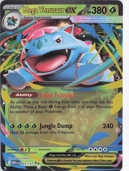 Mega Venasaur ex 003/132