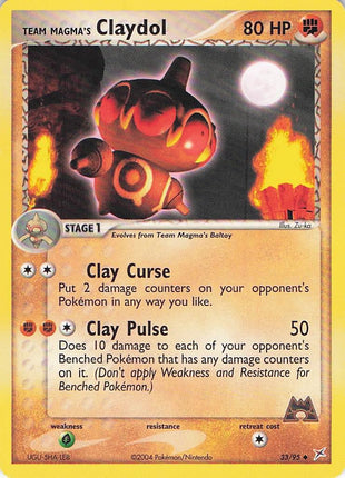 Team Magma's Claydol 33/95