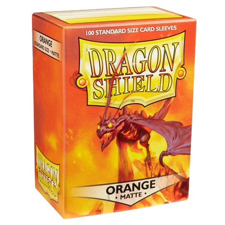 Dragon Shield - Matte Orange Sleeves (100)