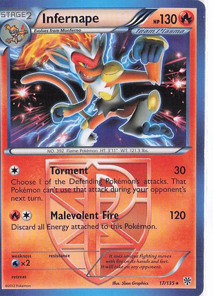 Infernape 17/135