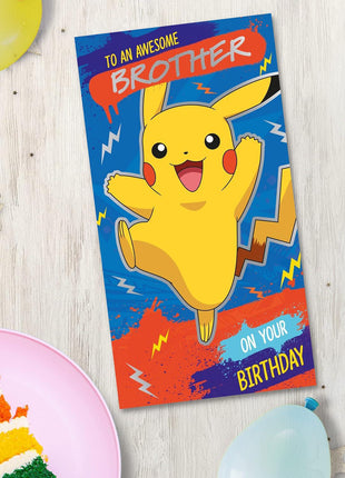 Pokemon - Brother Birthday Card