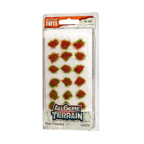 All Game Terrain - Red Flower Tufts