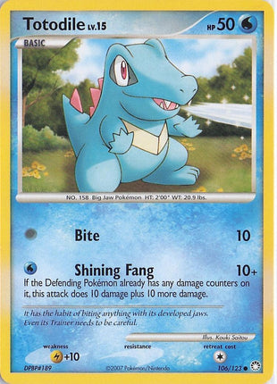 Totodile LV.15 106/123