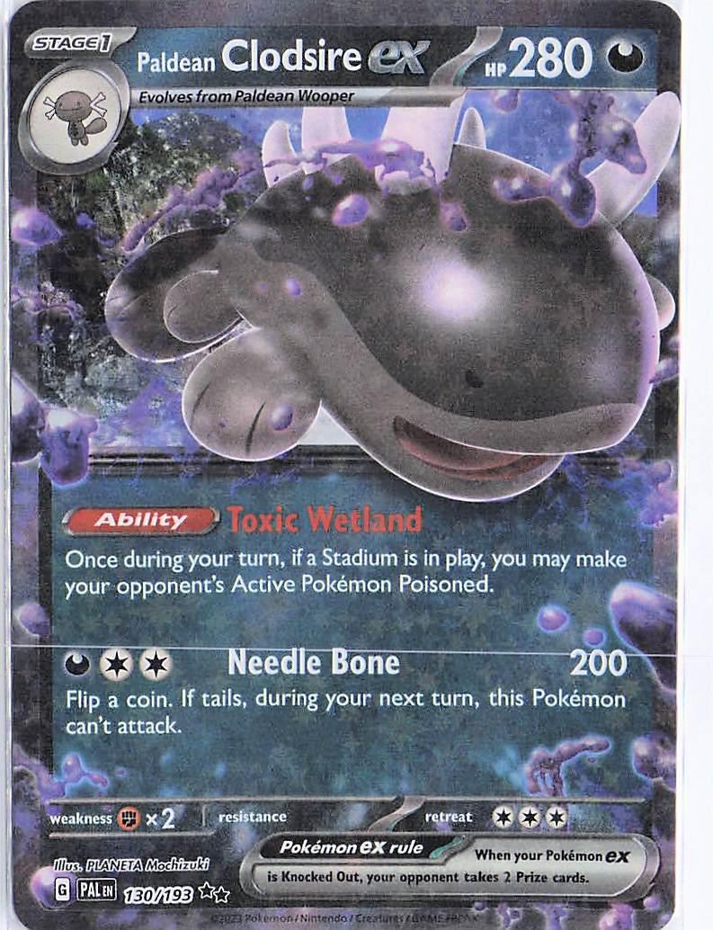 Paldean Clodsire ex 130/193