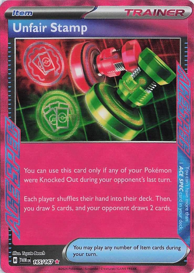 Unfair Stamp 165/167