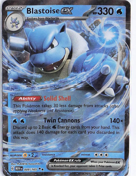 Blastoise ex 009/165