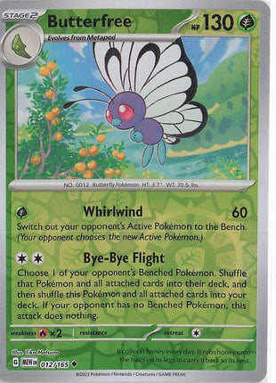 Butterfree 012/165 (RH)