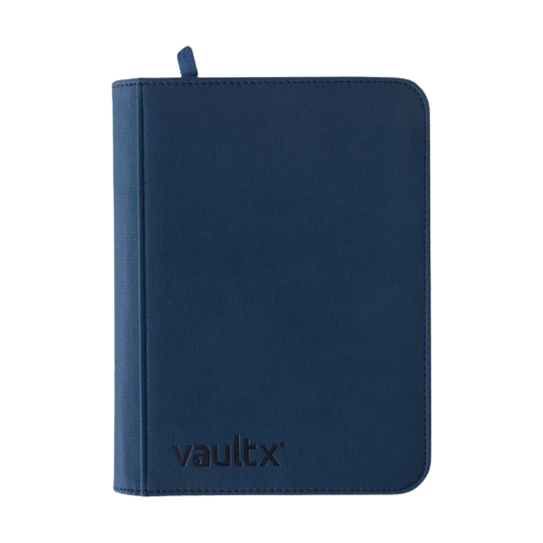 Vault X - Royal Blue 4 Pocket Zip Binder