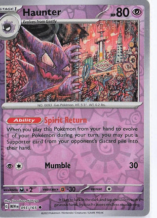 Haunter 093/165 (RH)