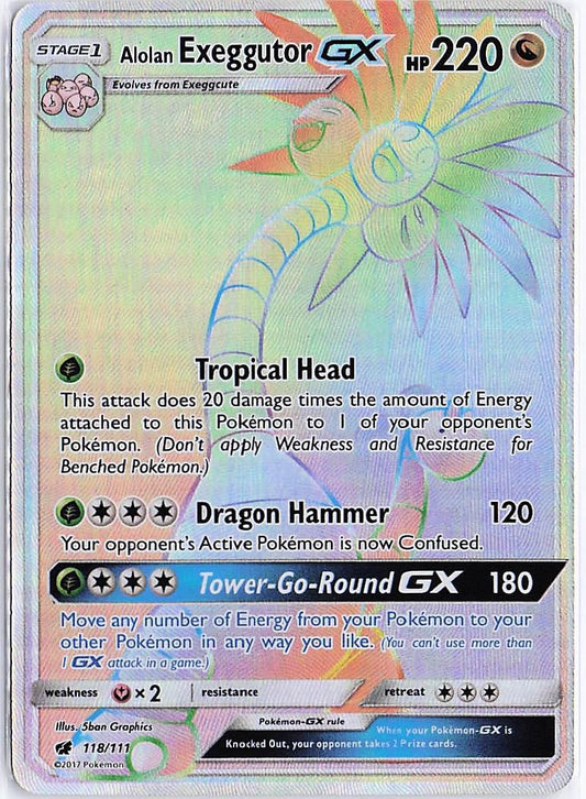 Alolan Exeggutor GX 118/111