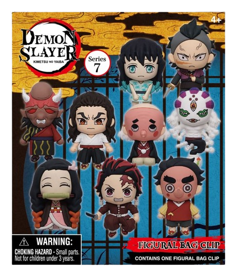 Demon Slayer - Series 7: 3D Character Bag Clip Blind Bag