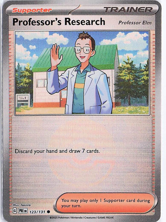 Professor’s Research 123/131 (Pokeball Holo)