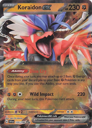 Koraidon ex 125/198