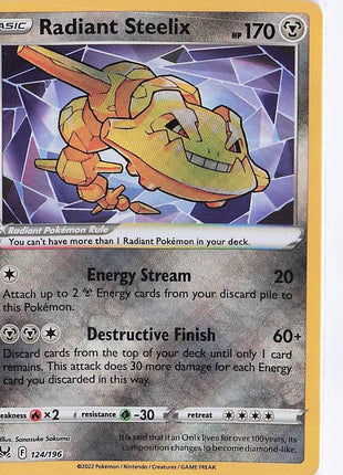 Radiant Steelix 124/196