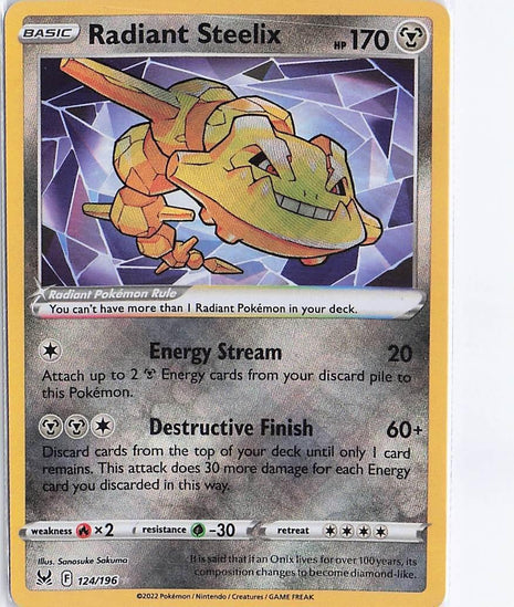 Radiant Steelix 124/196
