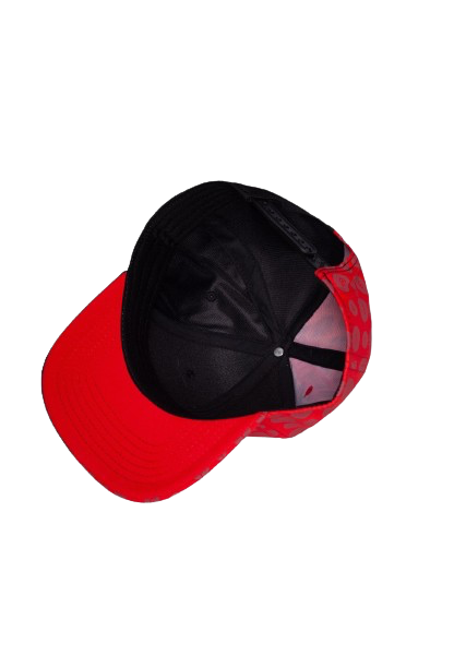 Pokemon - Difuzed Black and Red Pokeball Snapback Cap