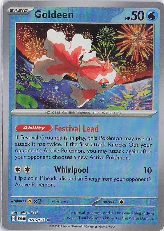Goldeen Pokeball Holo 020/131