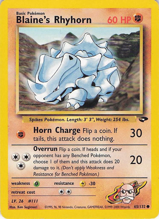 Blaine’s Rhyhorn 65/132