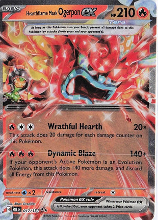 Hearthflame Mask Ogerpon ex 017/131