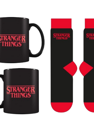 Stranger Things - Logo Mug & Sock Set
