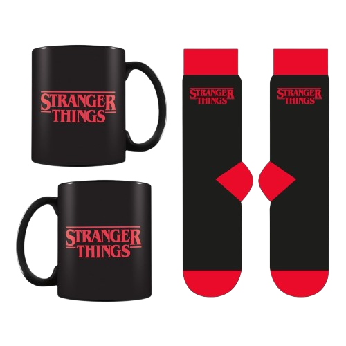 Stranger Things - Logo Mug & Sock Set