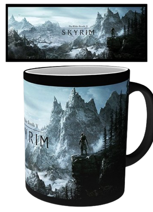Skyrim - Dragon Symbol Heat Change Mug