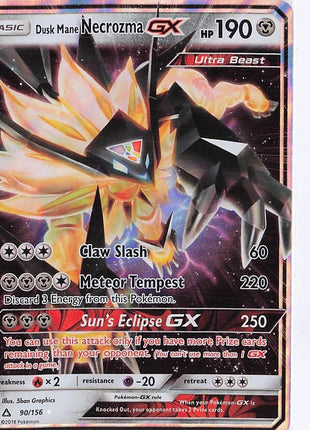 Dusk Mane Necrozma GX 90/156