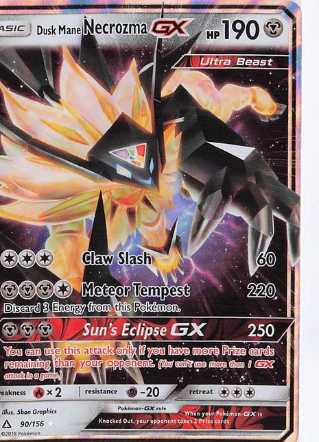 Dusk Mane Necrozma GX 90/156