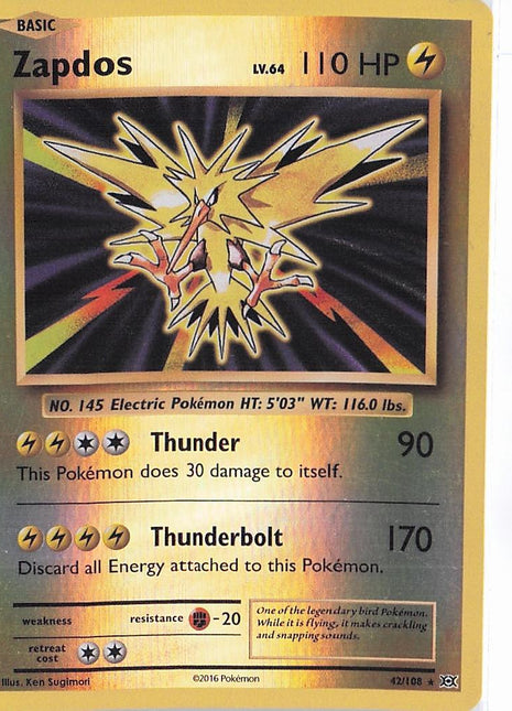 Zapdos LV.64 42/108 (RH)