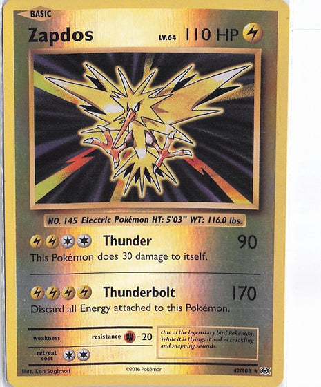 Zapdos LV.64 42/108 (RH)