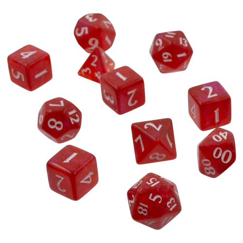 Ultra Pro - Eclipse: Apple Red 11 Dice Set