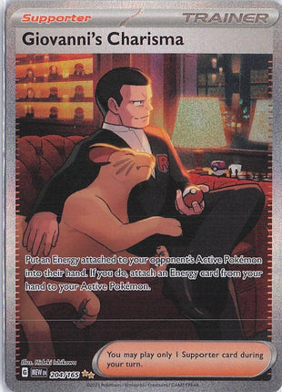 Giovanni’s Charisma 204/165
