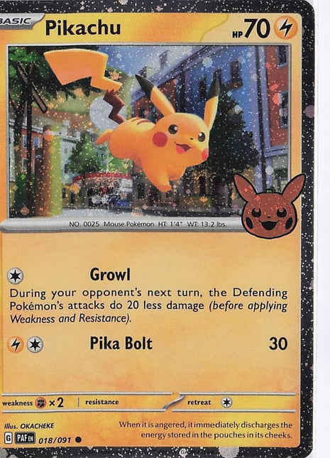 Pikachu 018/091 (S) (H)