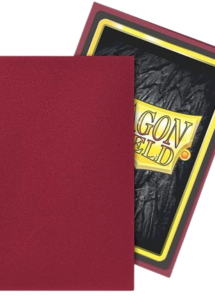 Dragon Shield - Matte Blood Red Sleeves (100)
