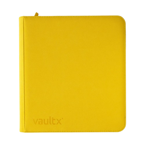 Vault X - Yellow 12 Pocket XL Zip Binder