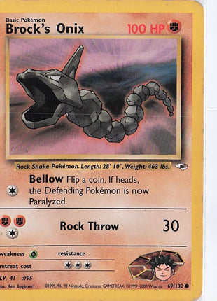 Brock’s Onix 69/132